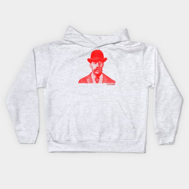 HH HOLMES Face of Evil Kids Hoodie by darklordpug